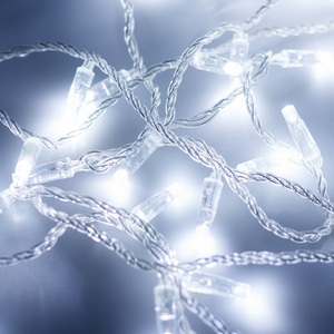Светодиодная гирлянда на елку 10 м ARD-STRING-CLASSIC-10000-CLEAR-100LED-FLASH WHITE (230V, 7W) (Ardecoled, IP65) 025782