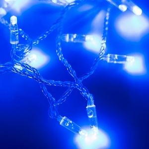 Светодиодная гирлянда ARD-STRING-CLASSIC-10000-CLEAR-100LED-FLASH BLUE (230V, 7W) (Ardecoled, IP65) 025788
