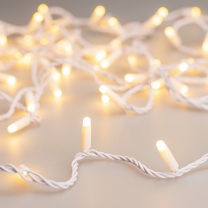 Гирлянда светодиодная led нить ARD-STRING-CLASSIC-10000-WHITE-100LED-MILK-STD Warm (230V, 7W) (Ardecoled, IP65) 031204
