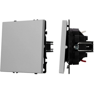 Выключатель звонковый ARL NOBE 1 кл софт-тач никель SWT-MKR1-SFPL-IS (250V, 10A) (Arlight,) 059437(1)