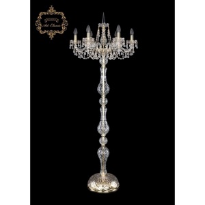 Хрустальный торшер под старину Art Classic 45597 13.24.6.200.h-160.Gd.V0300 с подвесками