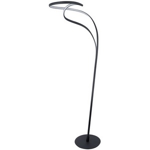 Изогнутый торшер светодиодный Arte Lamp Hyperbola A1987PN-28BK