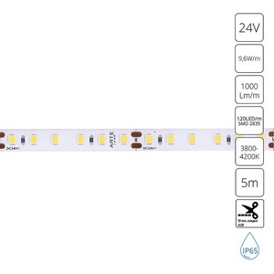 Светодиодная лента влагозащищенная 2835 24V 9,6W/m 4000К 5м Arte Lamp Aqua Tape A2412008-05-4K