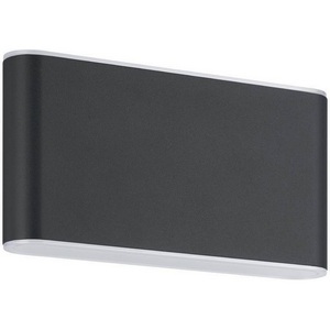 Архитектурная подсветка светодиодная Eglo Grutti 901026 2X6W (LED), 3000K, 4000K, 6500K IP65 алюминий, антрацитовый/пластик полупрозрачный