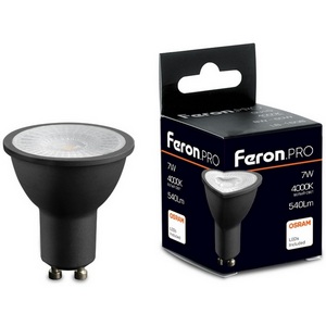 Лампа светодиодная MR16 рефлекторная 7W 175-265V GU10 4000К Feron LB-1607 48955