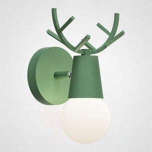Бра для детской с рожками Deer A Green ImperiumLoft Deer01 (101507-26)