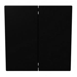 Кнопка звонка двухклавишная (черный матовый) Jasmart FD FD3020PBM