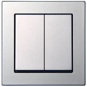 Кнопка 2-клавишная для жалюзи, алюминий, Classic Kanlux 1012200112