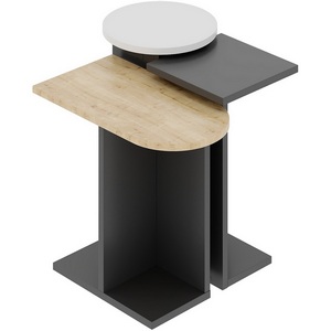Стол с закругленными углами журнальный LEVE MUND SIDE TABLE LEV00166