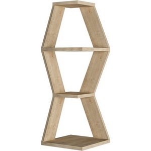 Стеллаж настенный с 4 полками LEVE SABLOR CORNER SHELF
