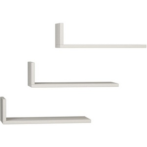 Полка прямая L-MODEL SHELF LEVE (ЛДСП/Белый) арт.LEV00873