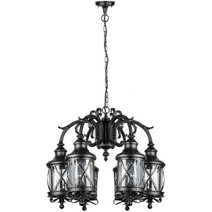 Уличный светильник подвесной IP44 Oasis Light LUCERNA 84870/6/16 Bl в виде фонаря