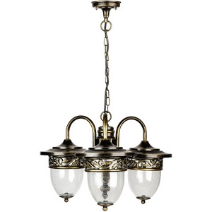 Уличный светильник под старину подвесной IP44 87270L/18/3 Gb Oasis Light KRAKOV 1 L