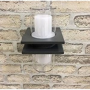 Уличный настенный светильник в стиле техно Oasis Light W1929 Gr