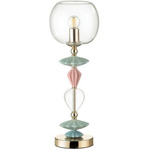 Настольная лампа с выключателем Odeon Light Bizet 4855/1T в форме шара