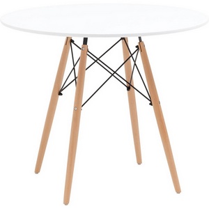 Стол  Eames DSW NEW D90  (круглая столешница, 4 ножки)