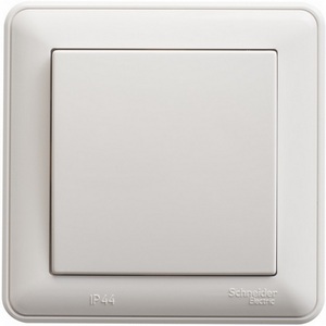 Выключатель встраиваемый одноклавишный (белый) IP44 Systeme Electric W59 VS610-156B-18