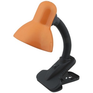 Настольная лампа с usb крепление прищепкой TLI-206 Orange. E27 Uniel