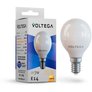 Светодиодная лампа Simple Globe 7W 3000K E14 Voltega Globe 7W 7242