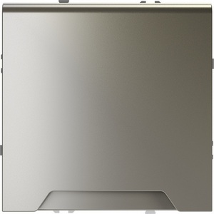 Розетка встраиваемая с заземлением, шторками и крышкой (шелк) IP40 Voltum S70 VLS040304