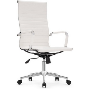 Стул для офиса  Reus pu white / chrome