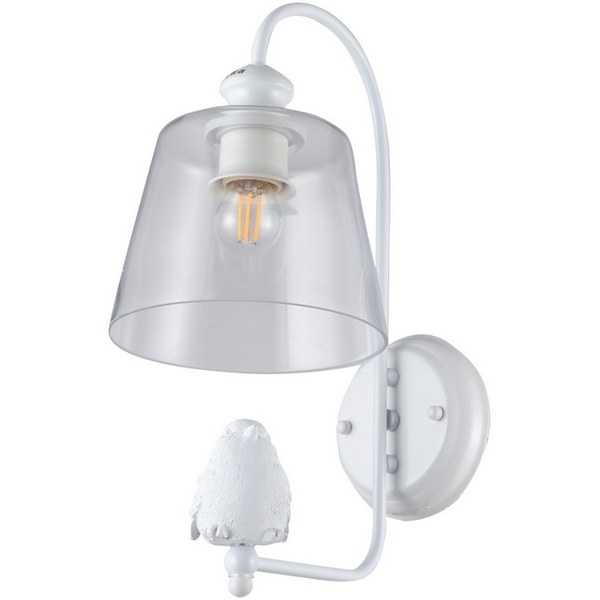 Бра птички Arte Lamp Passero A4289AP-1WH  фото