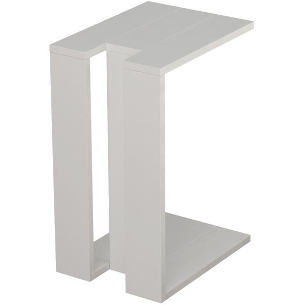 Стол журнальный с полкой приставной LEVE MUJU C TABLE LEV00010 (прямоугольная столешница)  фото
